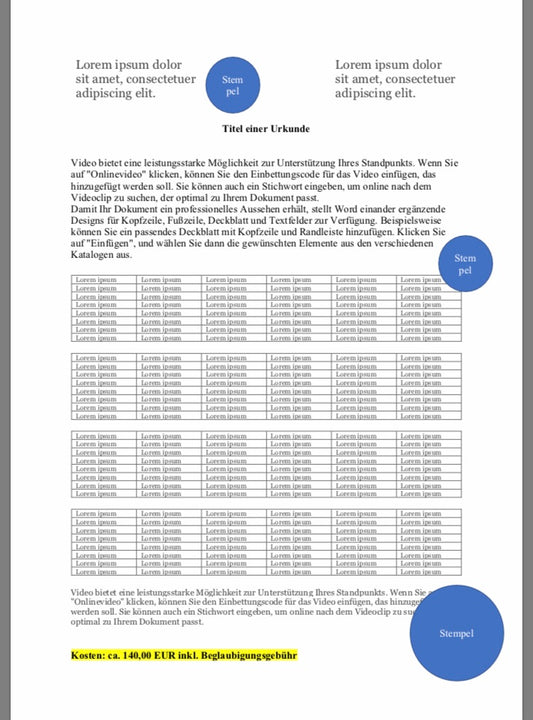 Notenübersicht (QAT) كشف الدرجات - Shop-Translation.de - Übersetzungsbüro ReSartus
